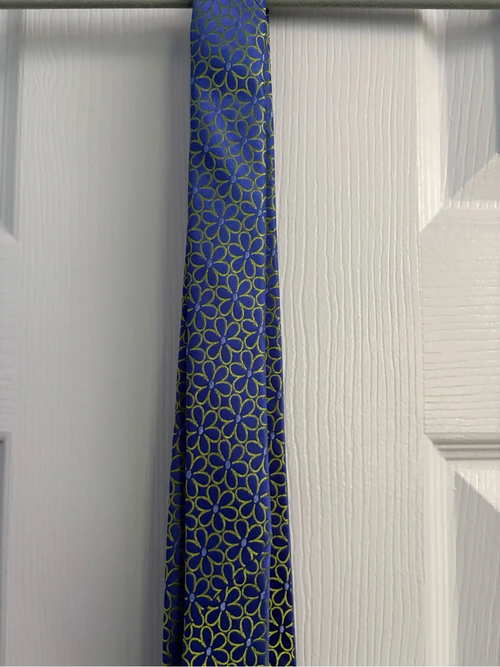 Ted Baker London Blue and Yellow Floral Silk Tie